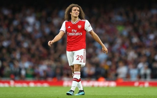 Guendouzi từng có thời gian chơi bóng ở Anh cho Arsenal