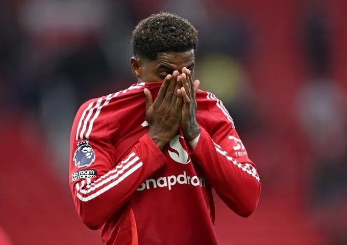 Rashford bị loại khỏi đội hình MU trận thứ 3 liên tiếp