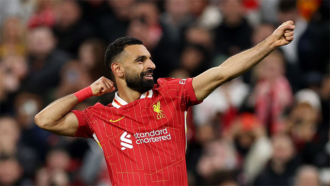 Salah đã ghi tới 12 bàn vào lưới Tottenham