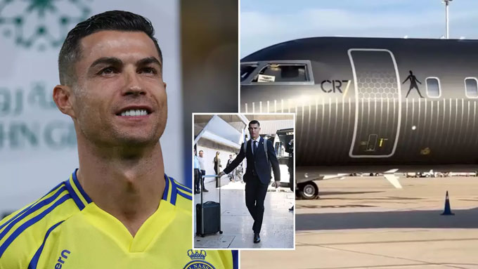 Cristiano Ronaldo vung tiền mua máy bay