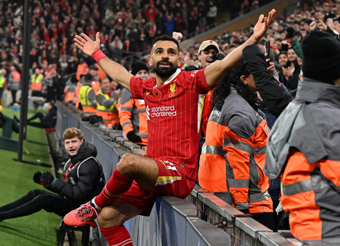 Khó ngôi sao nào có phong độ cao hơn Salah tại Premier League