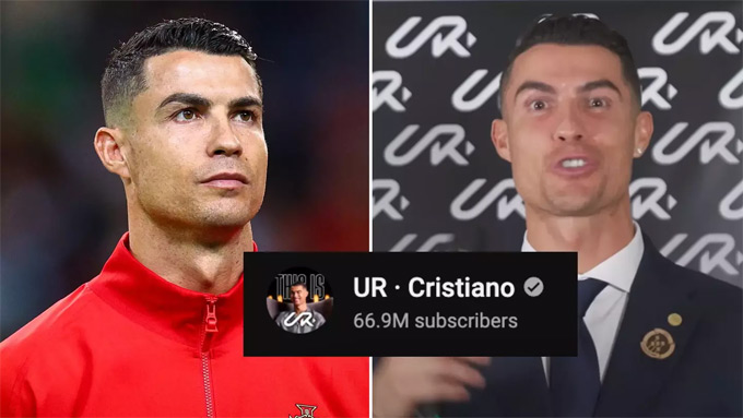 Ronaldo đang phát triển kênh Youtube cá nhân