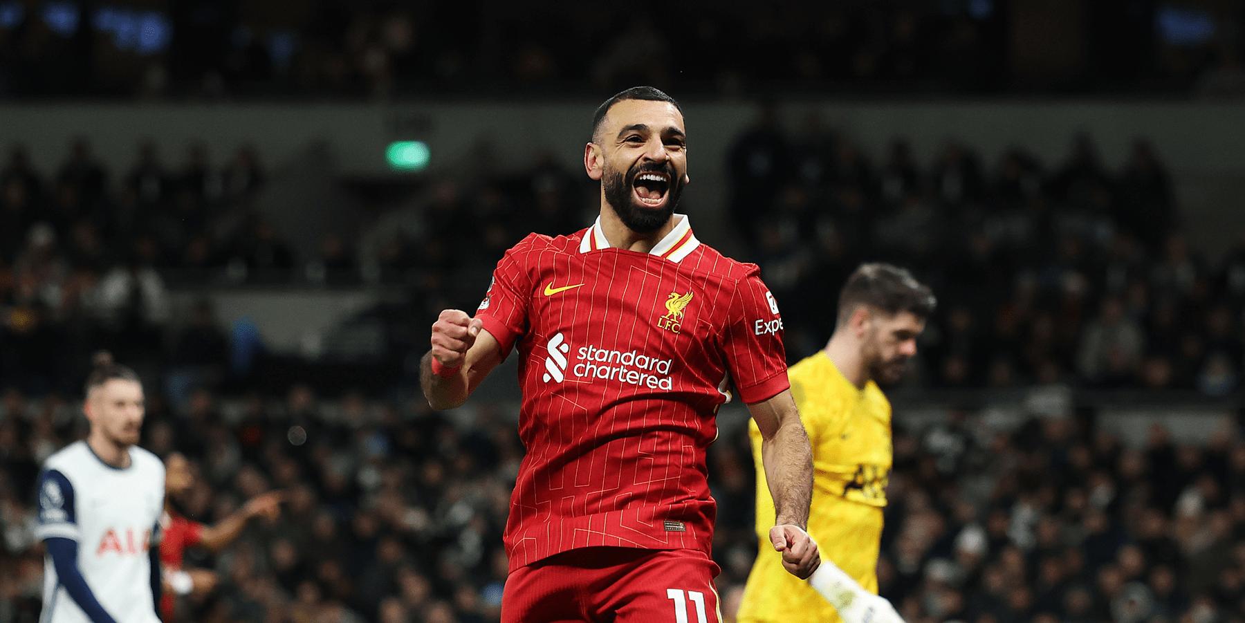 Salah đã tạo nên những cảnh tượng ly kỳ như trận đấu gồm 9 bàn thắng tại SVĐ Tottenham