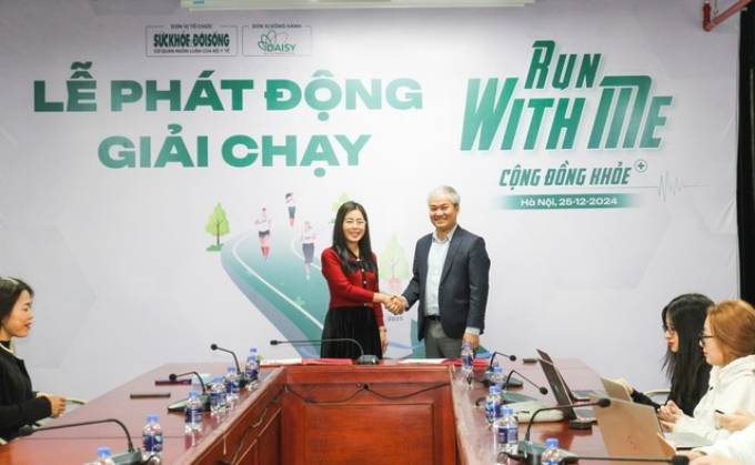 Daisy Media là đơn vị đồng hành cùng Báo Sức khoẻ và Đời sống trong giải chạy.