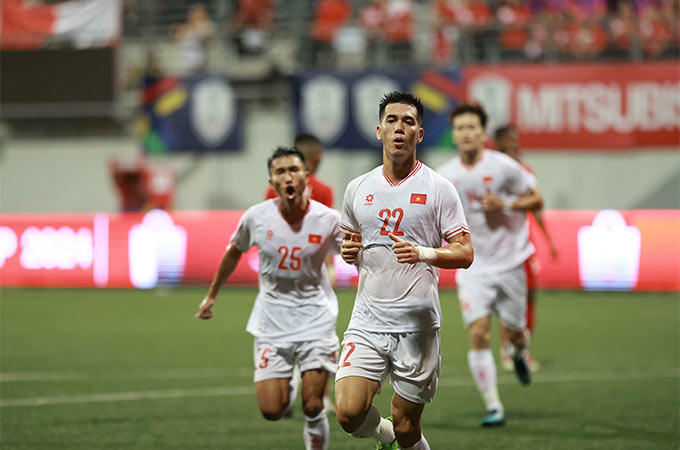 ĐT Việt Nam nắm nhiều cơ hội vào chung kết AFF Cup 2024 - Ảnh: Trí Công 