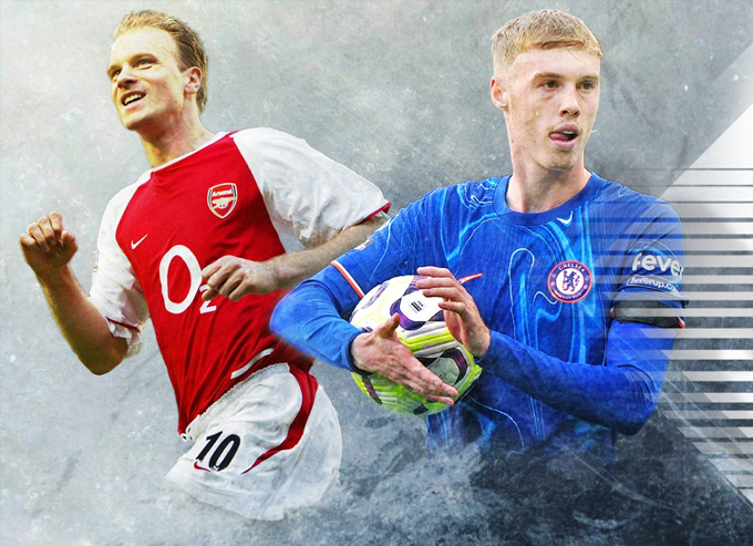 Palmer đang được so sánh với Bergkamp về kỹ thuật