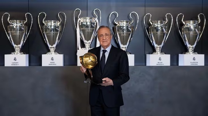 Florentino Perez được vinh danh Chủ tịch vĩ đại nhất mọi thời đại