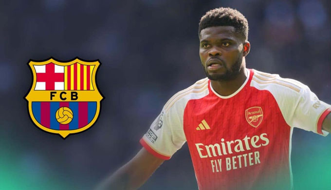 Partey đang nằm trong tầm ngắm của Barca