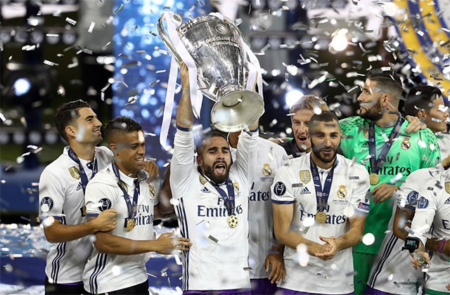Real vô địch Champions League tới 6 lần trong 10 năm qua