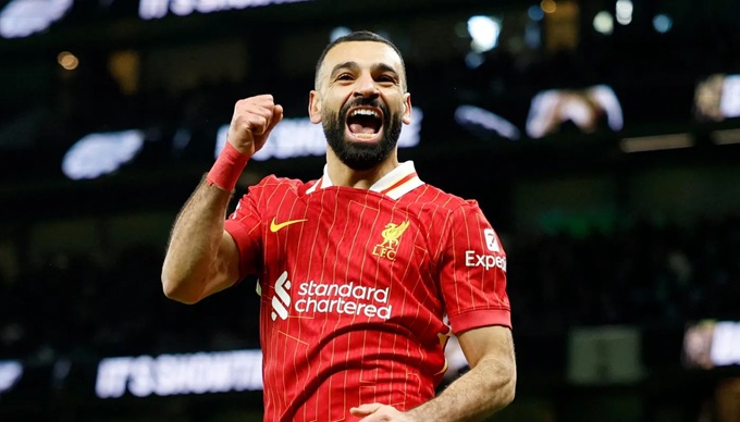 Salah là ứng viên tiềm tàng cho danh hiệu Quả bóng vàng 2025
