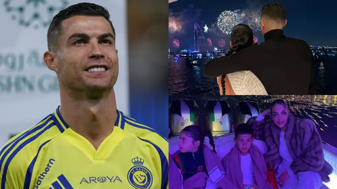 Ronaldo và Georgina đón năm mới tại Dubai