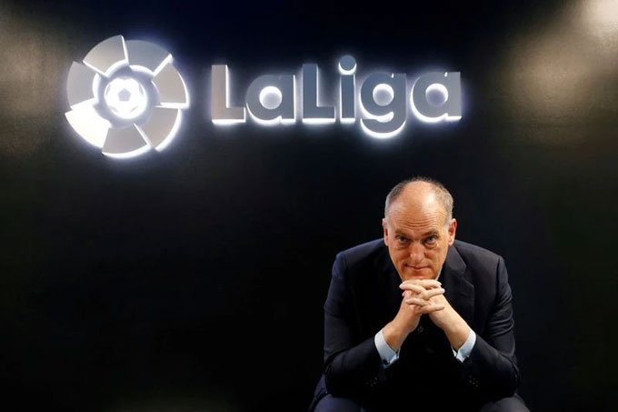 Chủ tịch BTC La Liga, Javier Tebas đang chịu sức ép