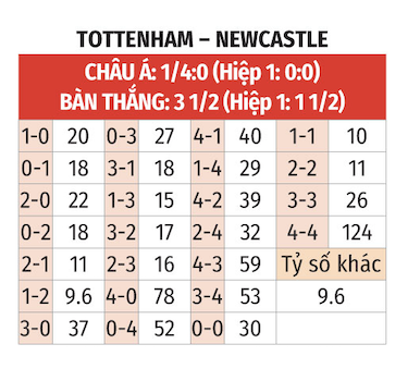 Tottenham vs Newcastle