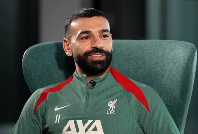 Salah trong cuộc trả lời phỏng vấn với Sky Sports