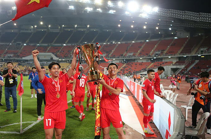 Việt Nam xứng đáng vô địch AFF Cup 2024 - Ảnh: Đức Cường 