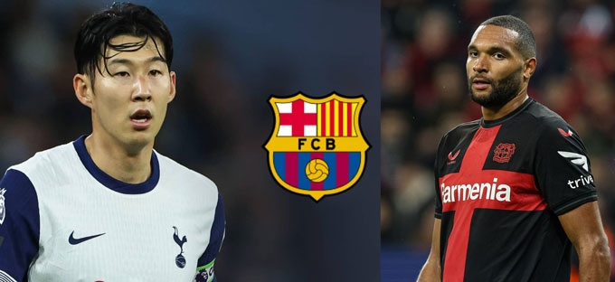 Son Heung-min và Tah có thể gia nhập Barca theo dạng miễn phí vào hè 2025