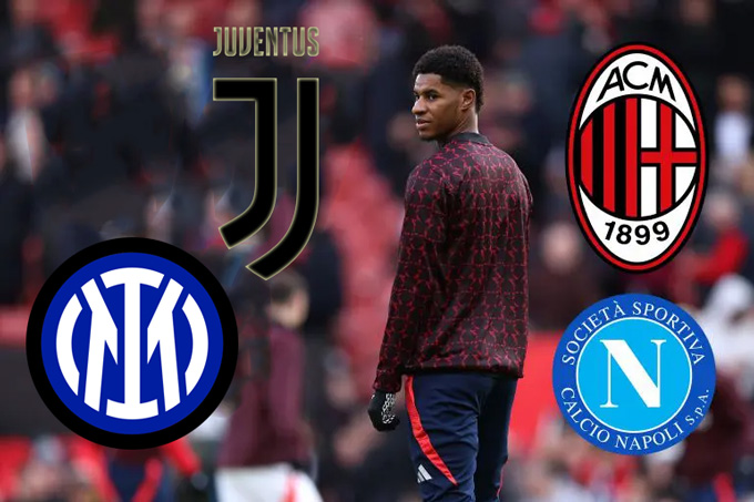 MU rao bán Rashford cho 4 CLB của Serie A