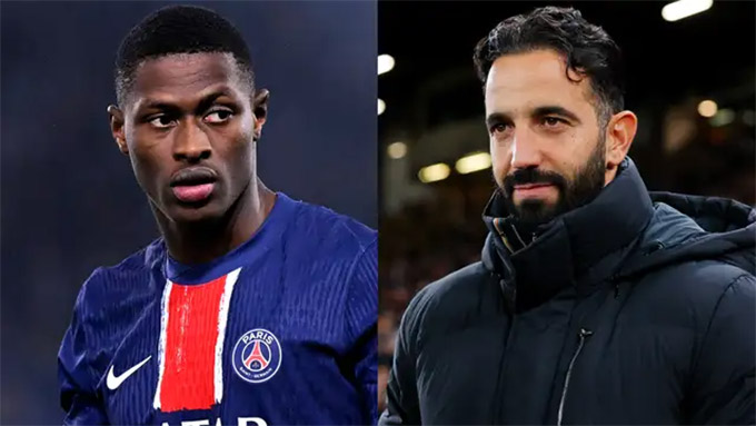 Hậu vệ trái Nuno Mendes của PSG "bật đèn xanh" cho MU