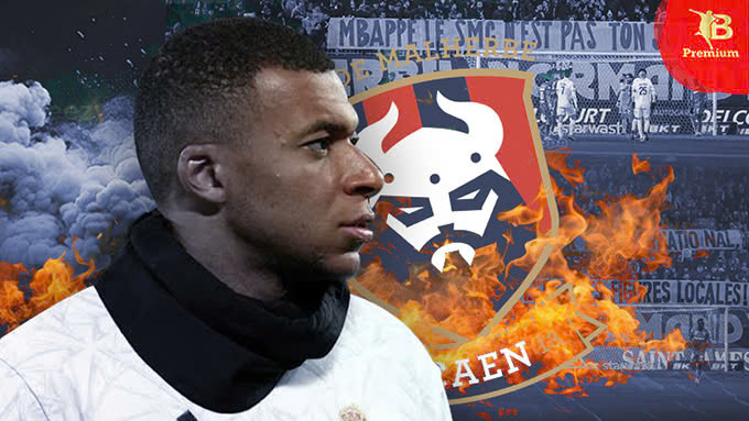 Mbappe đang bị CĐV của đội bóng Pháp Caen phản đối