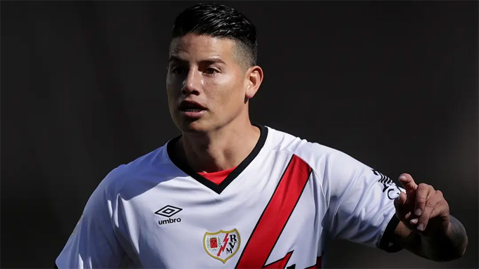 James Rodriguez đã rời Vallecano sau vài tháng gắn bó