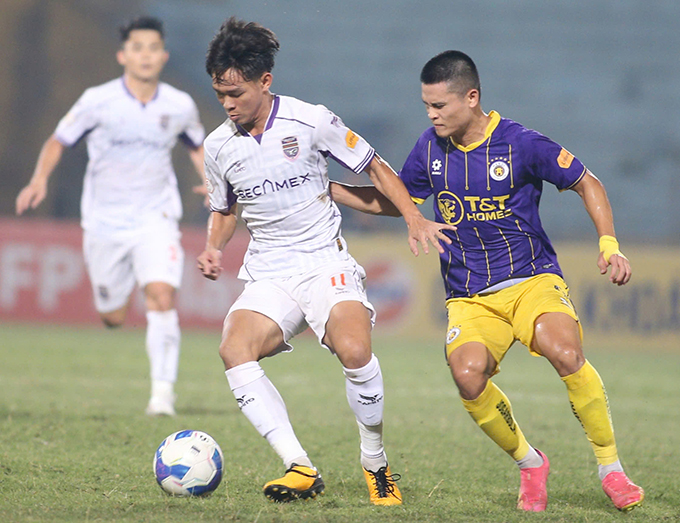 Bình Dương đặt mục tiêu vô địch V.League mùa này. Ảnh: Phan Tùng