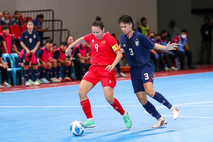 Đánh bại nữ Thái Lan trong trận chung kết, ĐT futsal nữ Việt Nam lên ngôi ở giải ĐNA