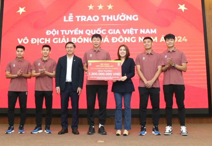 Jogarbola thưởng 1,2 tỷ đồng cho ĐT Việt Nam sau chiến tích vô địch AFF Cup 2024