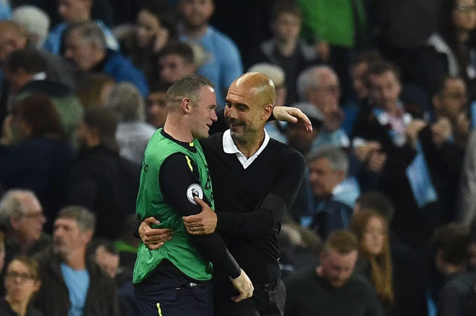 Rooney và Pep Guardiola không hề lạ gì nhau