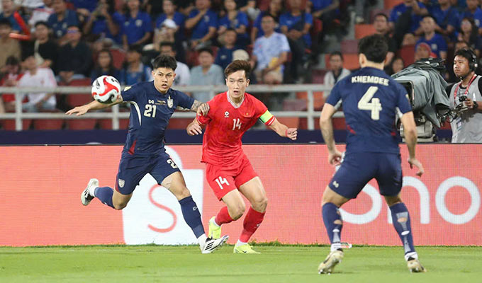 Truyền thông Thái Lan tìm mọi cách bào chữa cho thất bại cay đắng ở AFF Cup 2024 - Ảnh: Đức Cường 