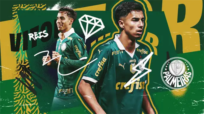 Man City đang chết mê chết mệt Vitor Reis của Palmeiras