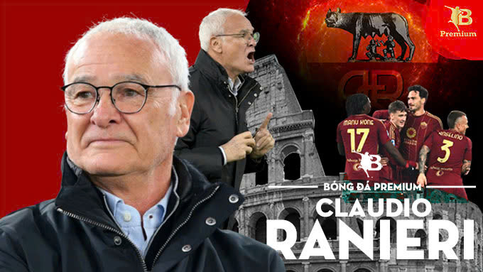 HLV Claudio Ranieri đang giúp Roma hồi sinh