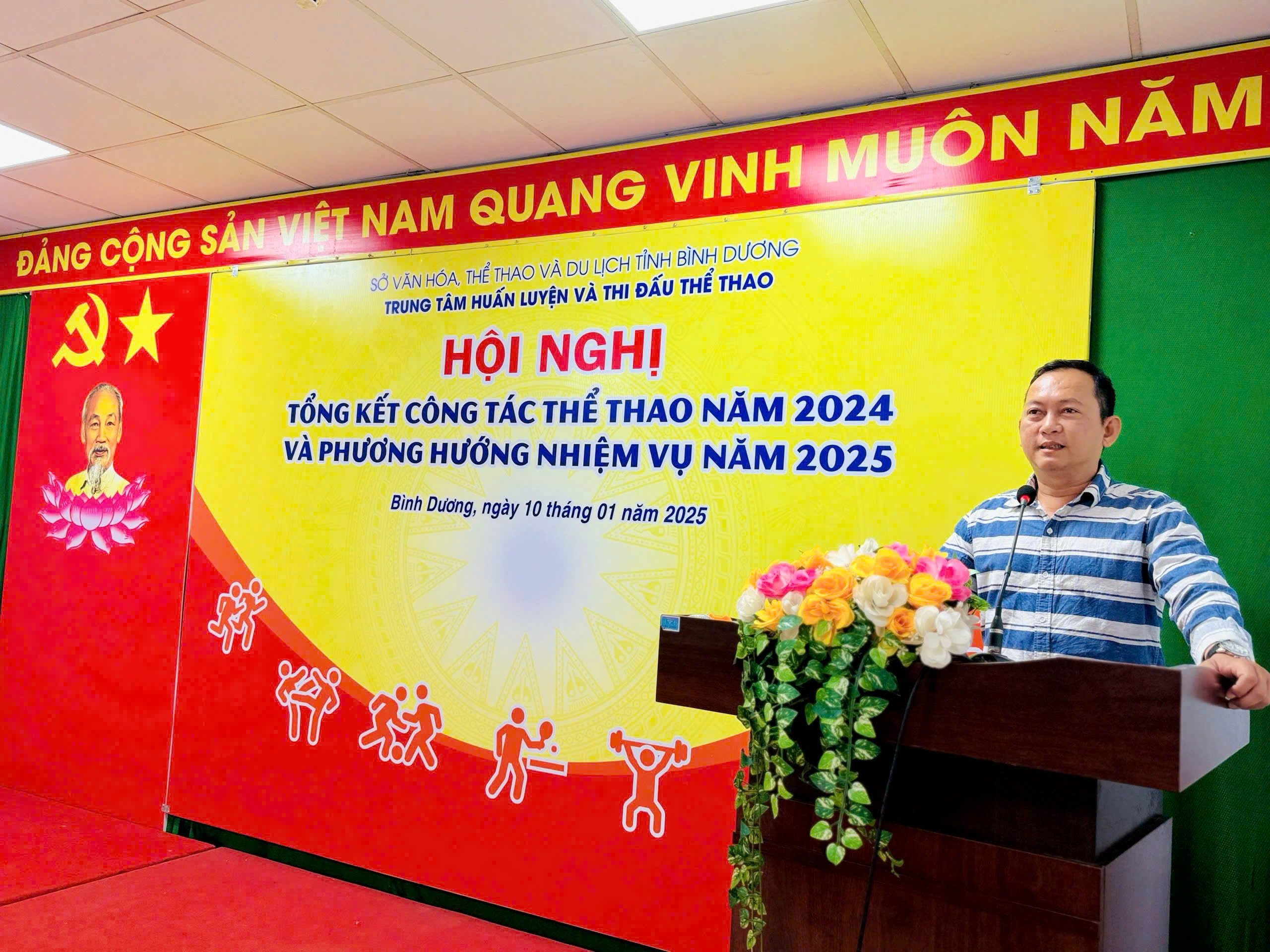 Hội nghị nhận được nhiều ý kiến đóng góp tâm huyết của lãnh đạo các Trung tâm Văn hoá Thể thao trong tỉnh, lực lượng HLV với quyết tâm đưa thể thao Bình Dương phát triển bứt phá hơn nữa thời gian tới