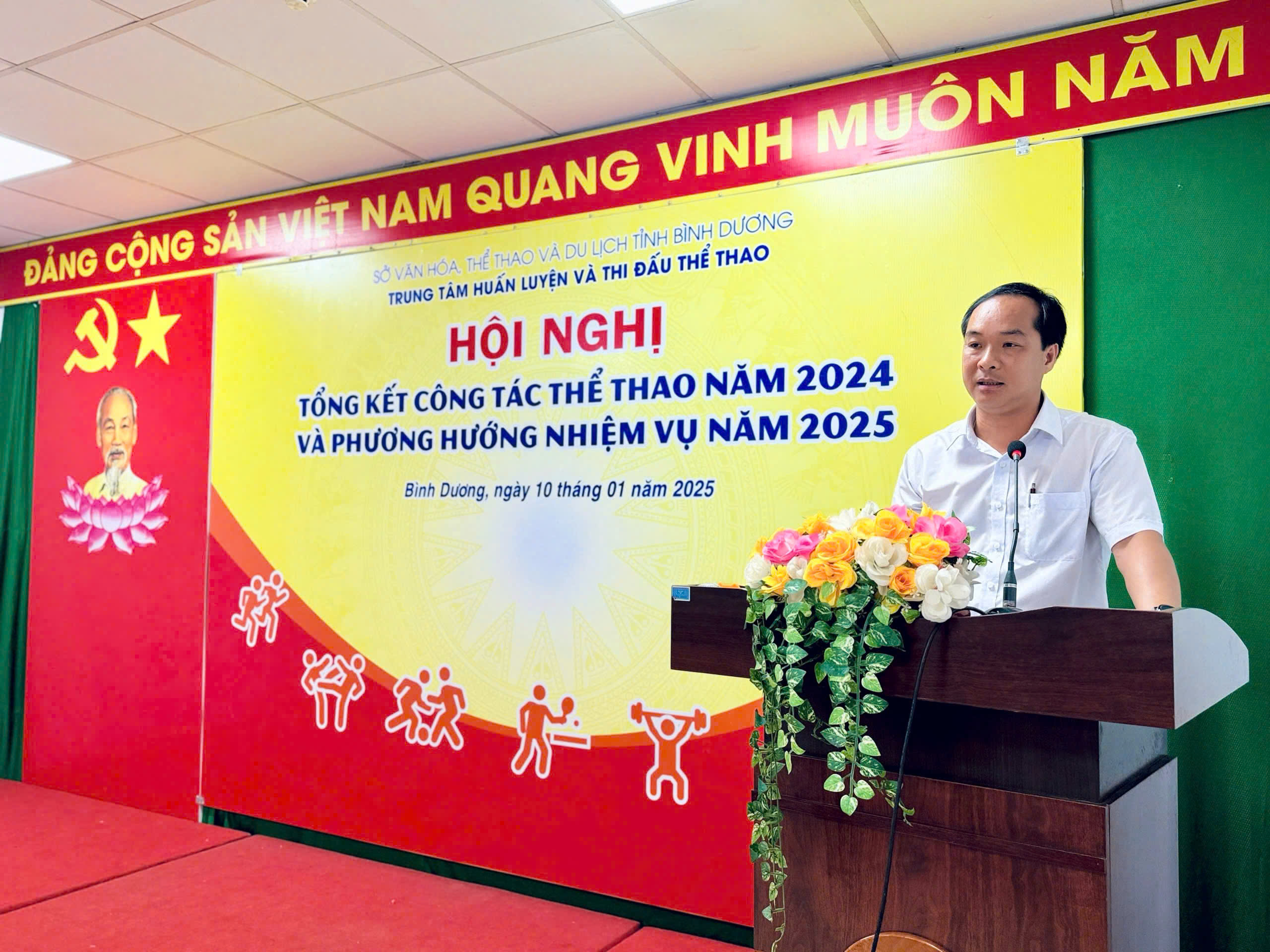 Hội nghị nhận được nhiều ý kiến đóng góp tâm huyết của lãnh đạo các Trung tâm Văn hoá Thể thao trong tỉnh, lực lượng HLV với quyết tâm đưa thể thao Bình Dương phát triển bứt phá hơn nữa thời gian tới