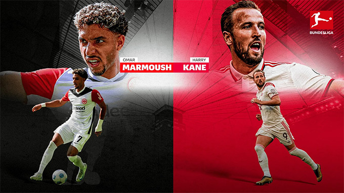 Marmoush và Kane đang đua tranh quyết liệt danh hiệu Vua phá lưới Bundesliga