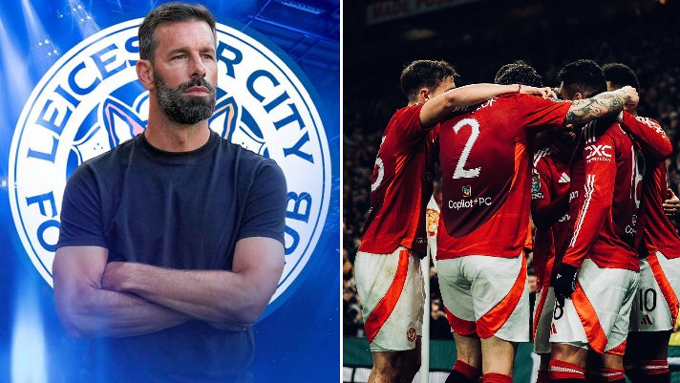 Van Nistelrooy sẽ cùng Leicester đối đầu đội bóng cũ MU