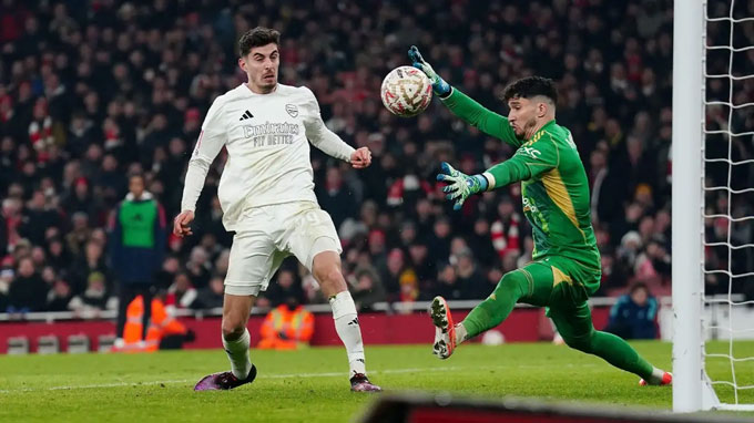 Havertz bỏ lỡ rất nhiều cơ hội ngon ăn ở trận Arsenal thua MU