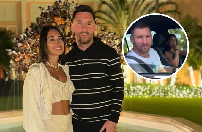 Messi và cô vợ Antonela Roccuzzo