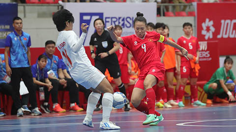 Cứ 2 phút, ĐT futsal nữ Việt Nam ghi hơn 1 bàn vào lưới Macau