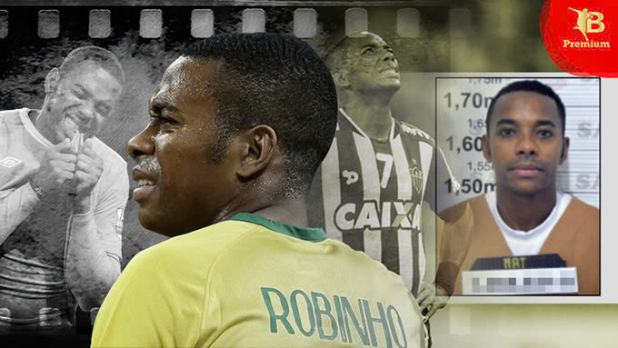 Robinho, từ vì tinh tú ở Dải ngân hà Real đến tù nhân 9 năm ở nhà tù của những người nổi tiếng