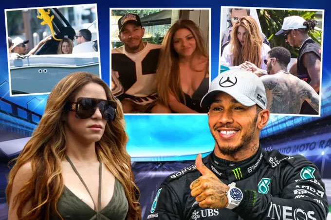 Shakira và Lewis Hamilton từng đi lại với nhau