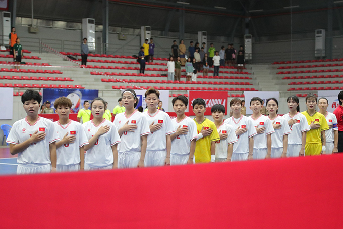 ĐT futsal nữ Việt Nam đã giành vé sau 2 trận thắng đậm 