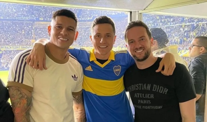 Ander Herrera được chào đón nồng nhiệt tại Boca Juniors.