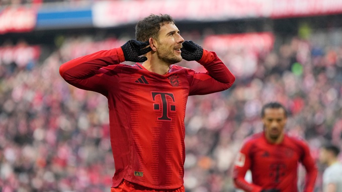 Goretzka tỏa sáng với cú đúp vào lưới Wolfsburg