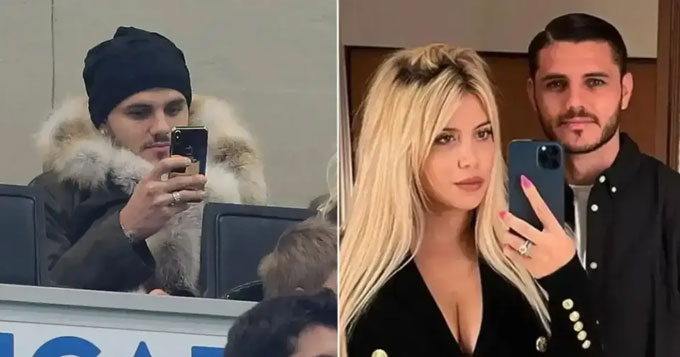  Mauro Icardi thích chụp ảnh Wanda trong tư thế khiêu khích