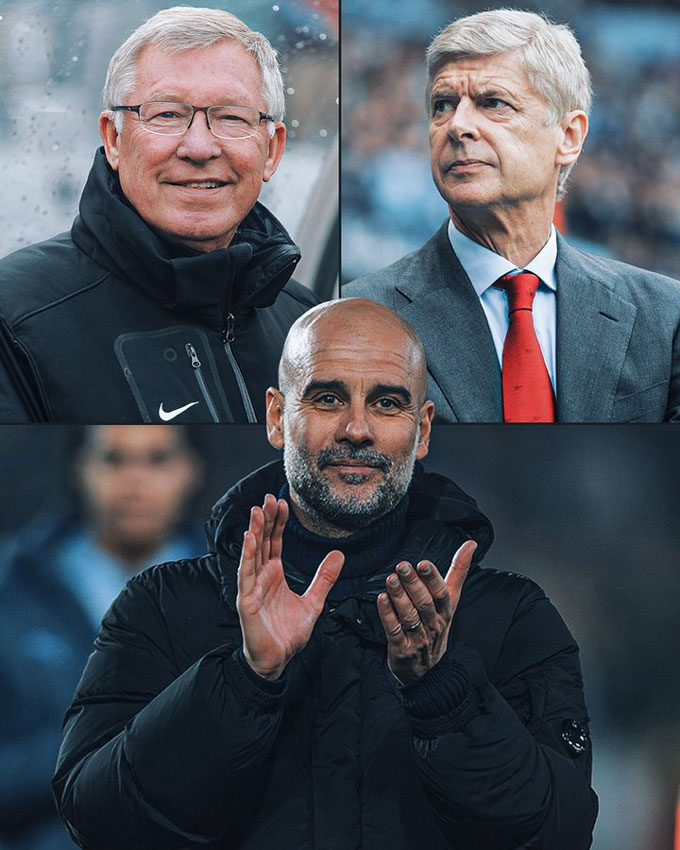 Pep đã có số trận thắng từ 6-0 trở lên tại Premier League bằng với Wenger và chỉ kém Ferguson đúng 1 lần