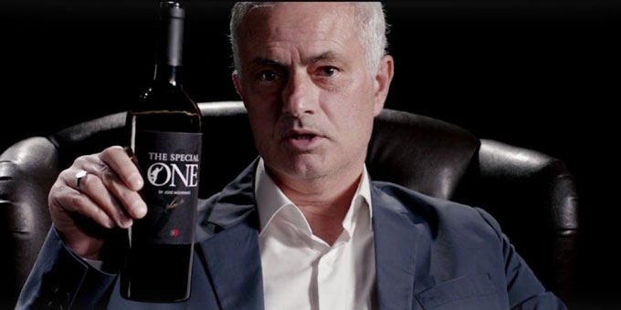 Mourinho ra mắt nhãn hiệu rượu vang “The Special One”