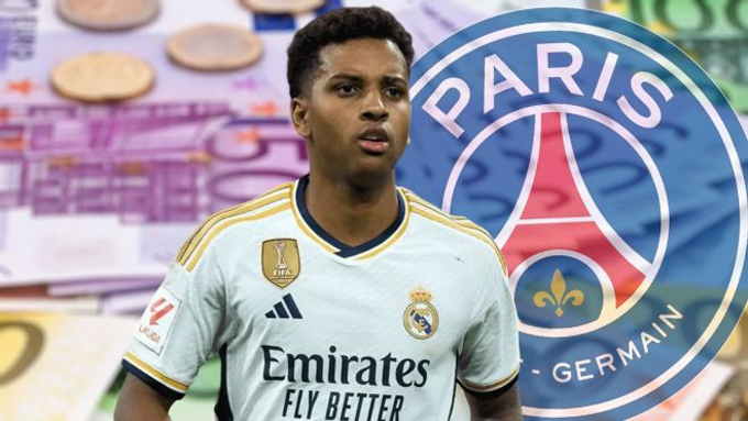 Rodrygo có thể gia nhập PSG do mất vị trí tại Real