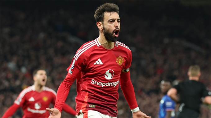 Bruno Fernandes tỏa sáng mang về chiến thắng cho MU