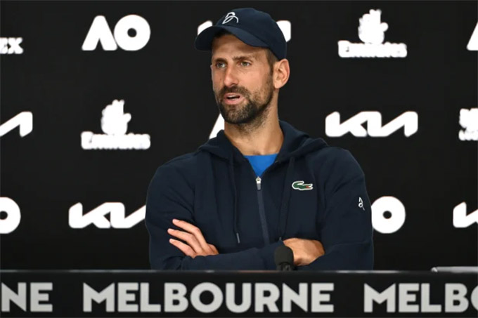 Djokovic bất ngờ bỏ cuộc vì chấn thương tại Australia Open 2025