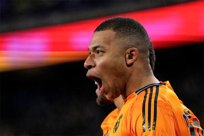 Mbappe đã có cú hat-trick đầu tiên cho Real Madrid